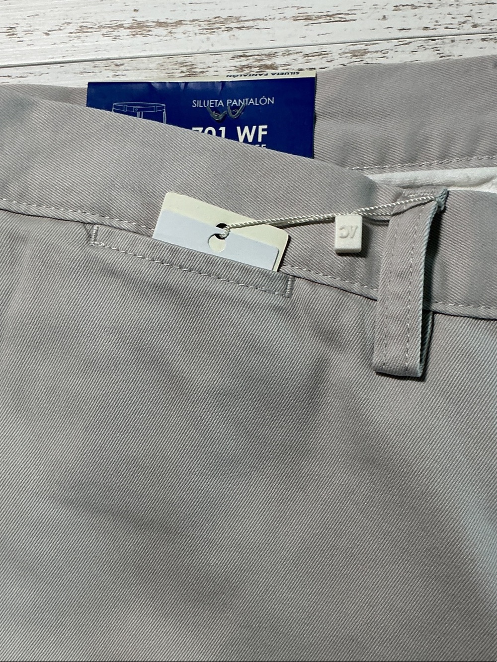 Arturo Calle NWT Beige Men’s Chino Pants Trousers Flat Front Size 36 - Picture 11 of 11